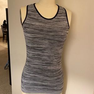 Black and White Athletic Tank-top